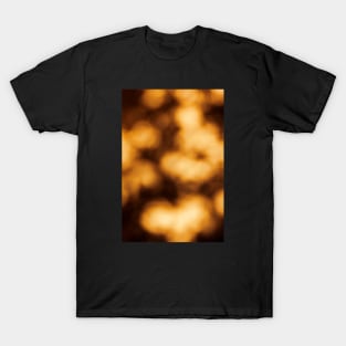 Golden Sunshine Bokeh Spheres T-Shirt